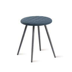 ЙОРК, Табурет, комплект 1 шт (голубой-графит)